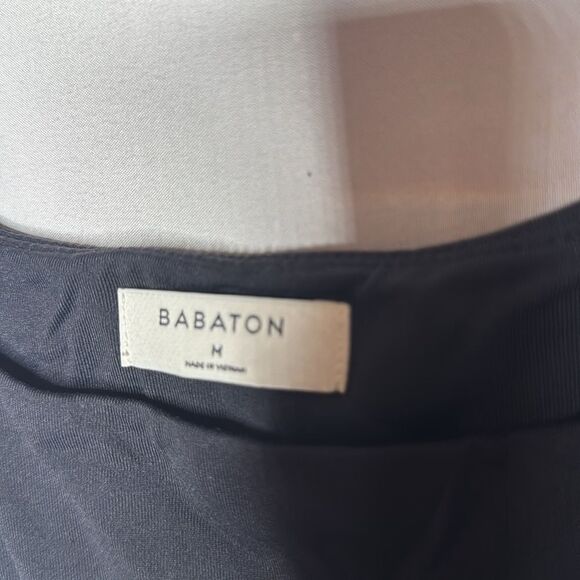 Babaton Black Contour Tank Mini Dress. Size Medium. - Picture 4 of 8